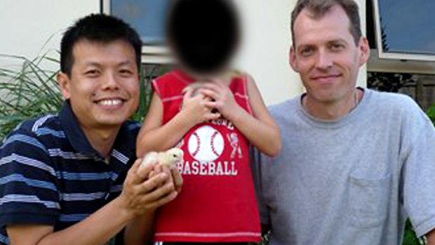 Peter Truong (left) and Mark J. Newton in Cairns.