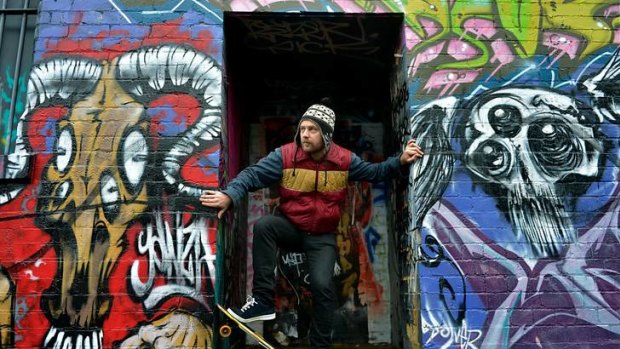 Indie game developer Murray Lorden based his skater game on the streets of Fitzroy.