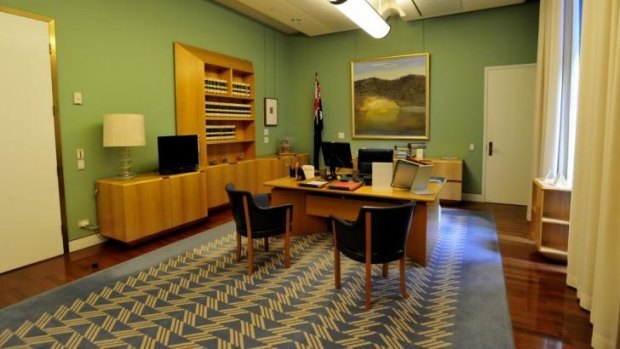 Former office holders say they did not use the Speaker's official Parliament House office for fundraisers.