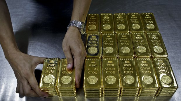 Investors dumped gold miners as the price of the precious metal dropped below $US1200 an ounce.