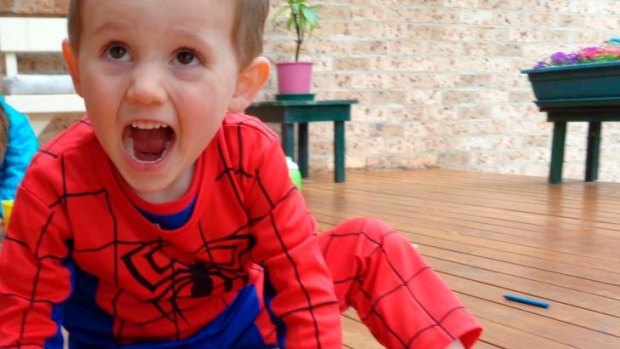 William Tyrell was last seen wearing his Spider-Man outfit.
