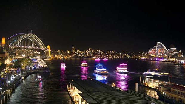 Industrial action by ferry workers is set to disrupt Sydney's Vivid festival on Saturday night.