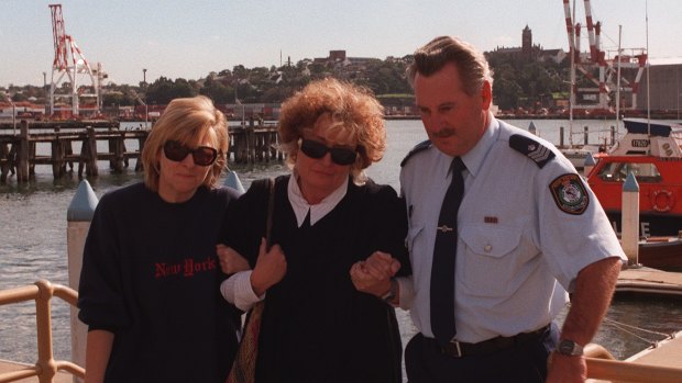 Nene King in 1996 after her husband, keen diver Pat Bowring, went missing.