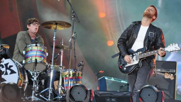 Black Keys drummer Patrick Carney (pictured with Dan Auerbach) is unable to perform as planned in Australia.