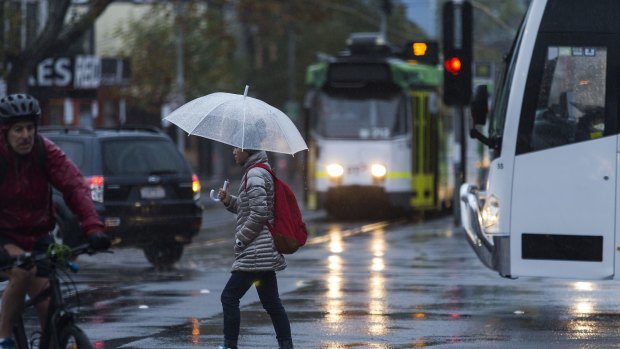 Brace yourself for a day of 'slow and steady' rain in Melbourne. 