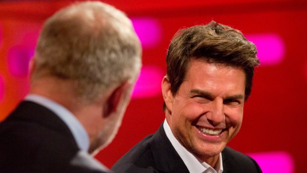 Tom Cruise on The Graham Norton Show at the London Studios.