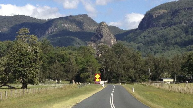 Peak experience ... the Nerang-Murwillumbah Road, north of the Queensland border.