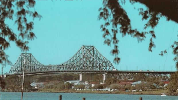 Story Bridge is photographed in the 1970s.
