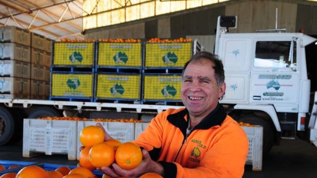 ‘‘It just makes me feel good that I can help someone’’ ... citrus grower Frank Scarfone.