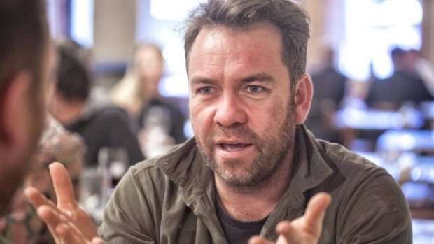 Sports fan: Brendan Cowell initially set out to dispel the myths about rugby league players.