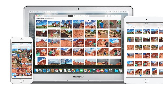 The Apple Photos app for new OS.