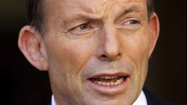 Must be seen to be acting ambiguously: Tony Abbott.