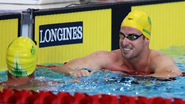James Magnussen won a bronze and silver medal on the final night of competition.