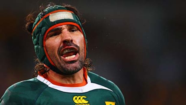 Looking for revenge ... Victor Matfield.