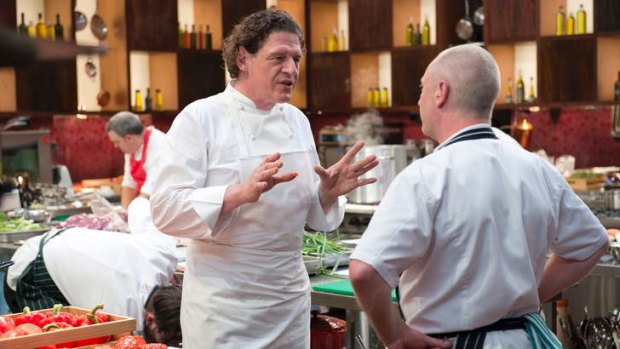 <i>MasterChef: The Professionals</i> with Marco Pierre White has been dished up a pasting by its main rival, <i>MKR</i>.