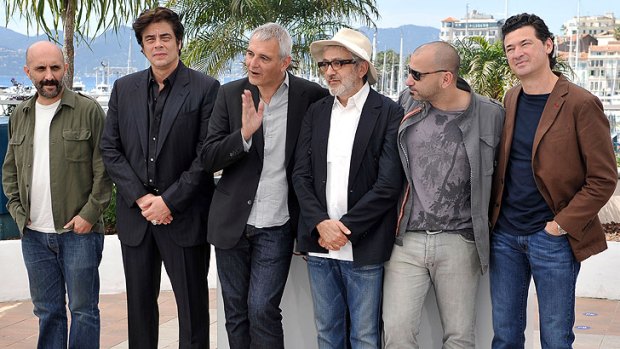 Six of the seven directors of <i>7 Days in Havana</i>: Gaspar Noe, Benicio Del Toro, Laurent Cantet, Elia Suleiman, Pablo Trapero and Julio Medem.