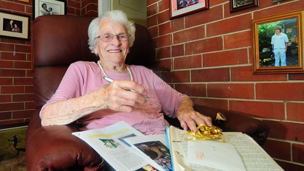 Season's greetings: Gwynneth Gleeson has donated 40 years' worth of Christmas letters to the State Library of NSW.