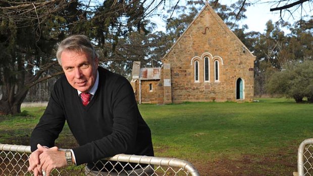 Water Minister Peter Walsh recently bought St Mary's Church in Kingower, which was founded by his great-great-grandfather, Reverend William Hall in 1871.