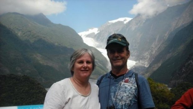 Feared dead: Queensland couple Catherine and Robert Lawton.