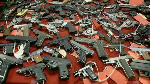 Police Minister Liza Harvey said most firearms were repossessed because they were not licensed, or storage facilities did not meet licensing requirements.
