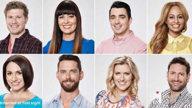 Contestants from the first Australian series of <i>Married at First Sight</i>.
