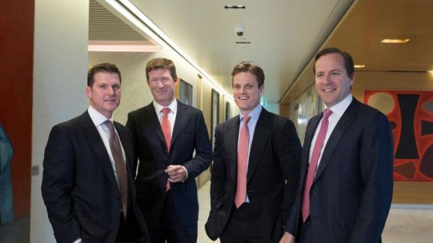 Citigroup's Tony Osmond, Philip Graham, Aiden Allen and Nick Bagot.