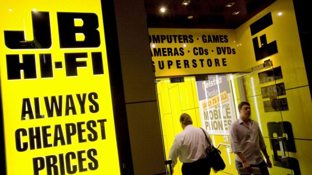 JB Hi-Fi's business model is predominately made up of its network of 187 stores.