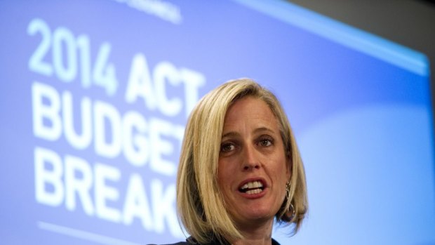 Katy Gallagher says budget cuts by the federal government will leave the ACT's health system about $240 million worse off over the next four years.