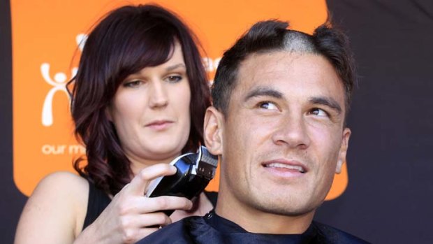 Close shave ... Sonny Bill Williams.