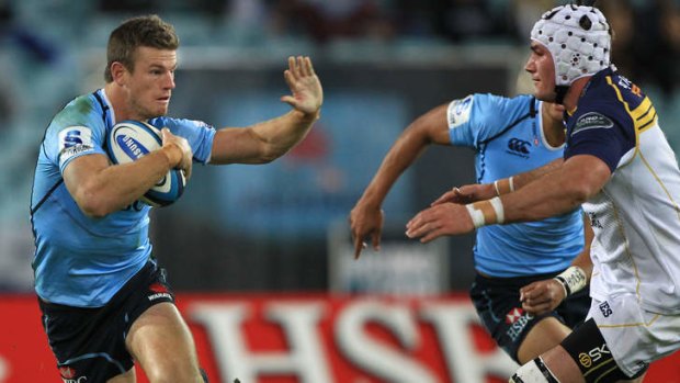 Ready to go: Rob Horne (left) says Waratahs coach Michael Cheika is right to aim for the Super Rugby final this year.