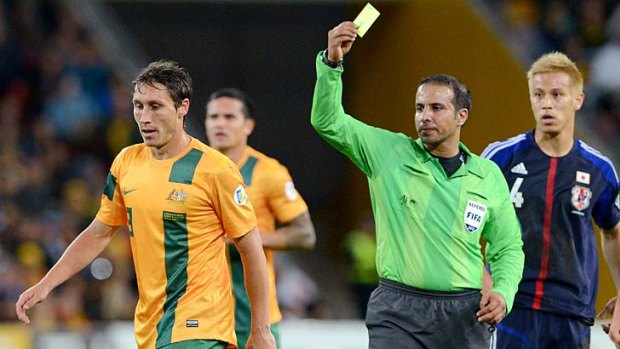 Under the microscope ... referee Khalil Al Ghamdi is under fire for his performance in the World Cup qualifier.
