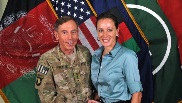 David Petraeus and Paula Broadwell, co-author of  <i>All In: The Education of General David Petraeus.</i> 
