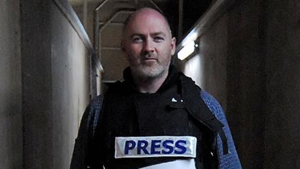 Freed ... Stephen Farrell of the New York Times - but his Afghan colleague Sultan Munadi was killed by the Taliban.