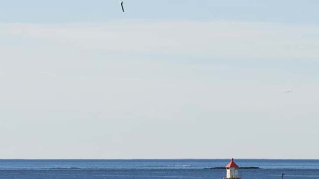 The SCRAMJET captured plummeting.