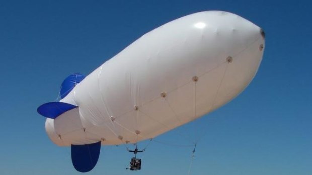 Blimps may be equipped with the kind of surveillance equipment used by drones. 