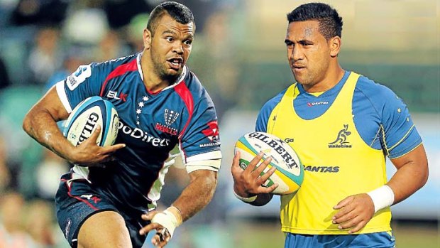 Fine mess: Kurtley Beale and Cooper Vuna should be fined, say ex-Rebels.
