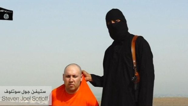 Steven Sotloff in the video released by Islamic State, is one of about 20 Western hostages held by the jihadists.