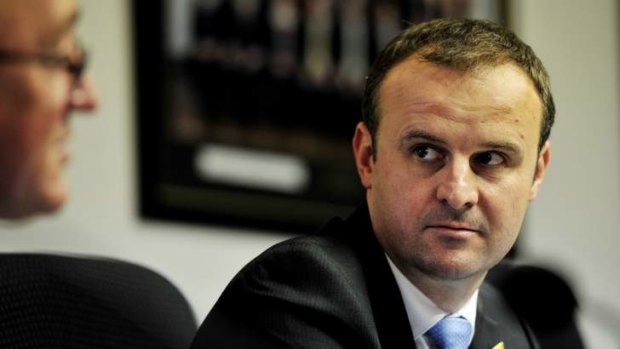 Andrew Barr says the ACT government will lower the asking price for sponsorship of a new stadium.
