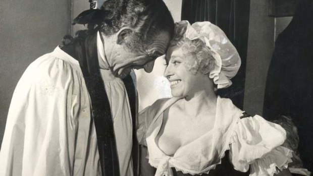Once upon a time, even the Carry On films were too much for some sensibilities ... troupe members Sid James and Barbara Windsor circa 1975.