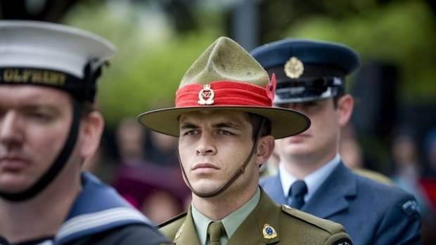 From boys to men: Trinity Grammar's year 9 history students had to research the school's Anzacs - boys only a few years older than them who enlisted 100 years ago.