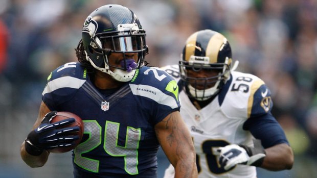Inspiration ... Seattle Seahawks NFL running back Marshawn Lynch refers to himself as going into 'Beast Mode' during games.
