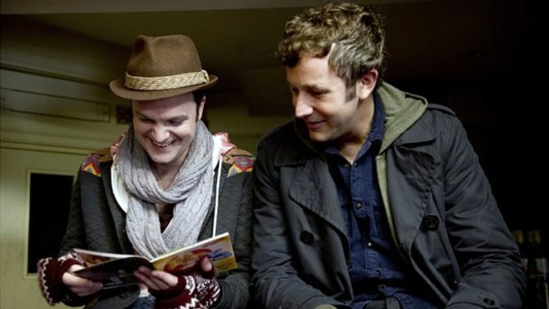 Chris O'Dowd, right, with Tom Bennett in <i>Family Tree</i>.