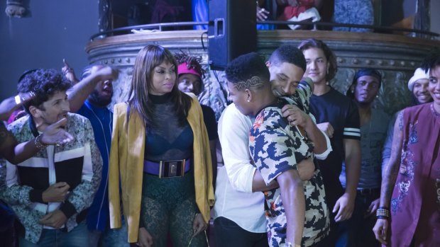 Taraji P. Henson, left, Jussie Smollett and Bryshere Y. Gray in the My Bad Parts episode of Empire.