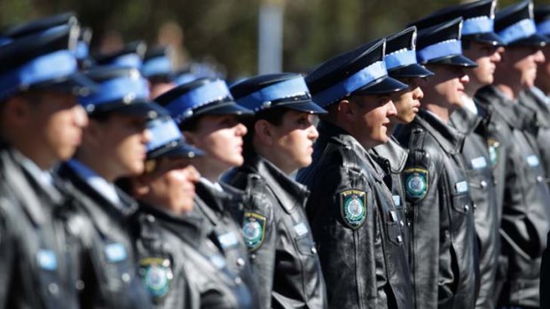 Police reinforcements ... the NSW goverment will recruit 220 new officers.