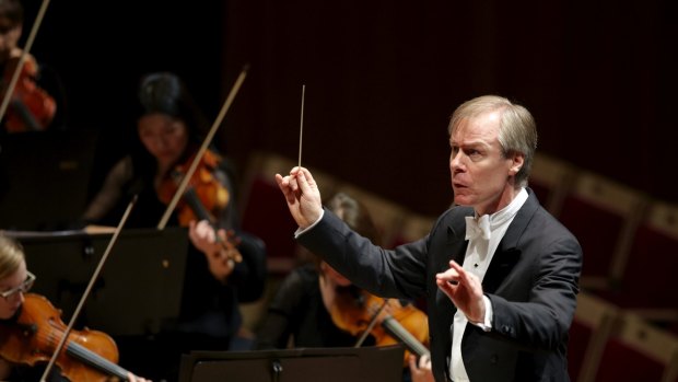 Focus: Conductor David Robertson leads the Sydney Symphony.