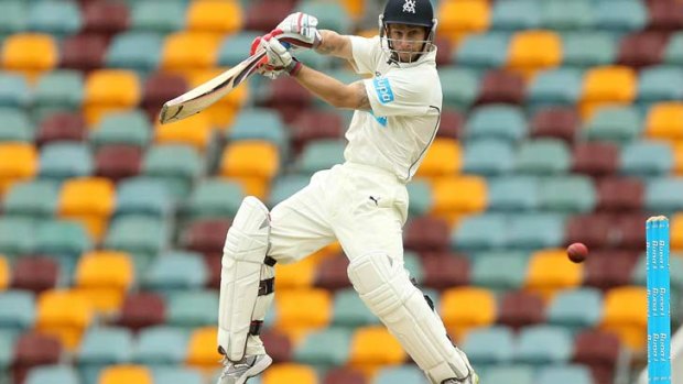 Matthew Wade in action at the Gabba,