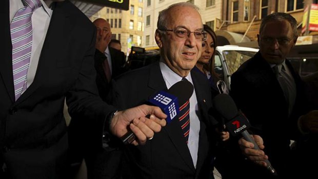 Hitting out: Eddie Obeid.