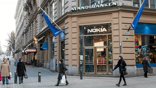 Nokia is pinning its smartphone hopes on the launch of new Lumia handsets this week.  Photo: Bloomberg