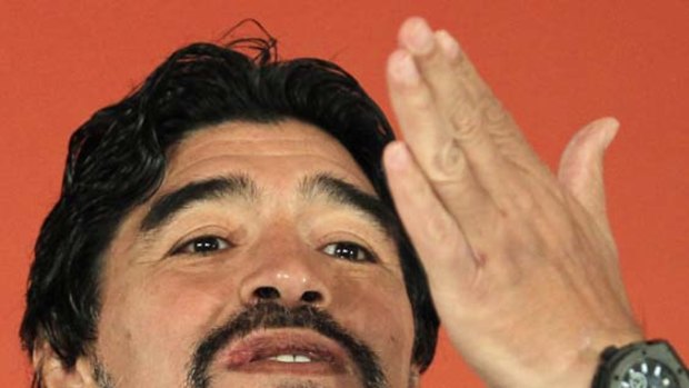 Outspoken ... Diego Maradona.