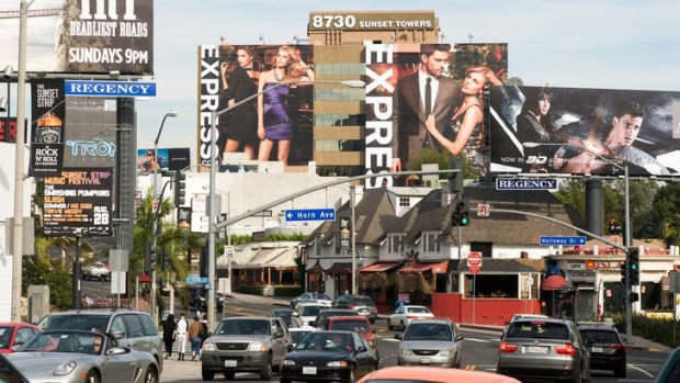 Street life: Shoot for the stars on Sunset Boulevard, Los Angeles.